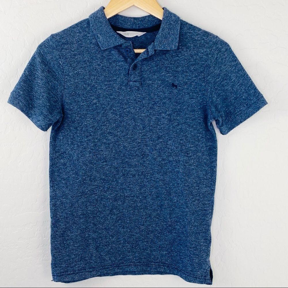 H&M navy polo boys size medium